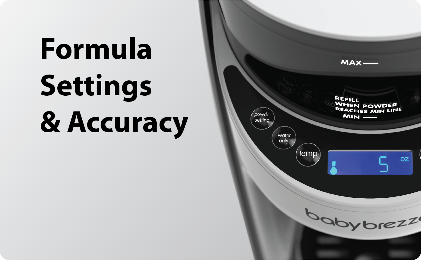 Formula Settings & Accuracy